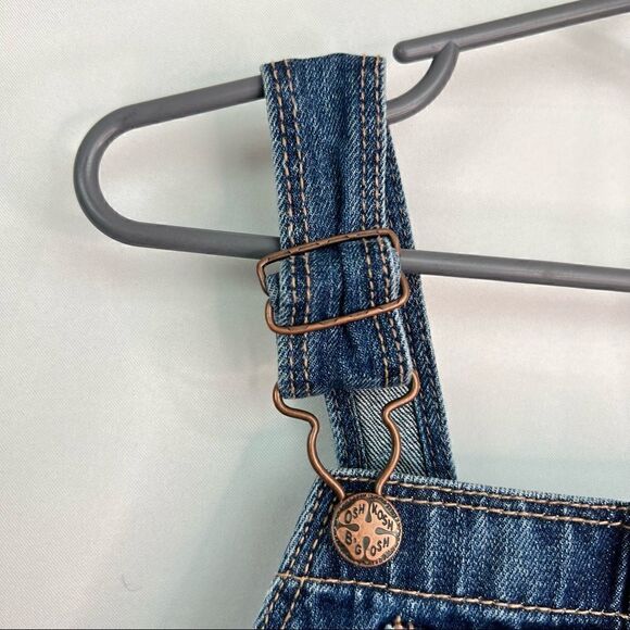 OshKosh B’Gosh Denim Overall with Tulle skirt Dress Jumper - Picture 4 of 15